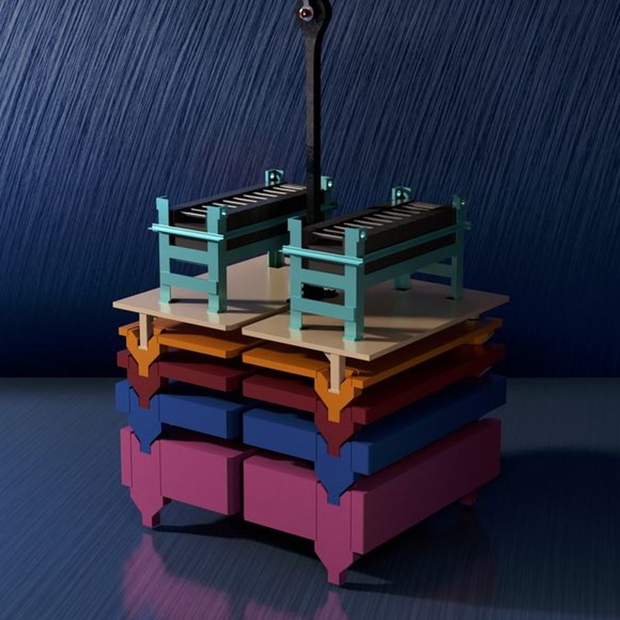 Jeu de masses Essential équipé de deux paniers Flex Load