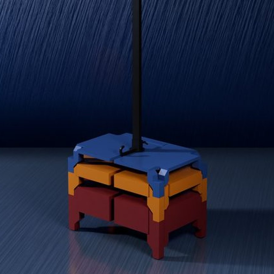 Jeu de masses OSC Spacefit faible encombrement