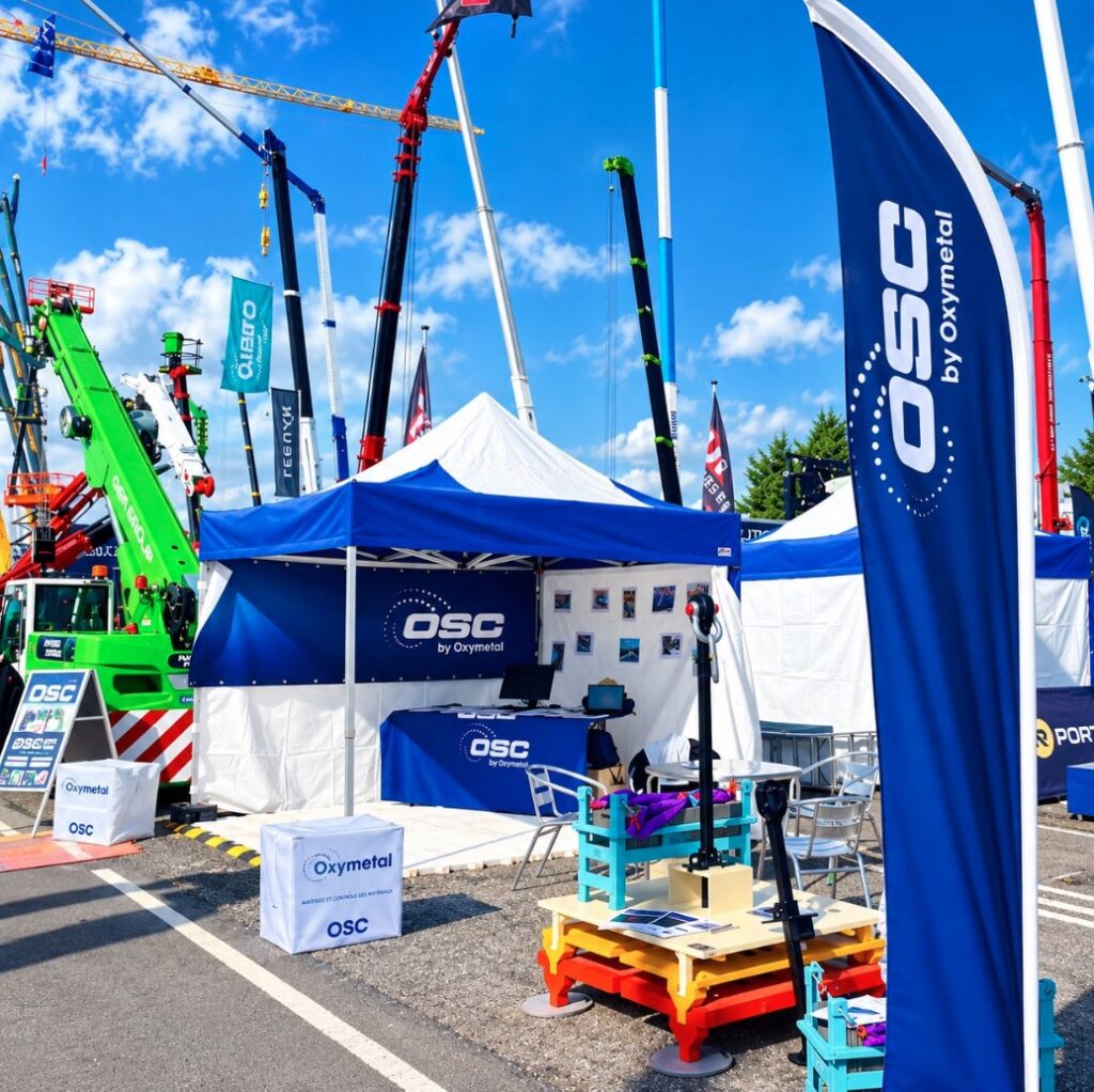 OSC by Oxymetal booth at Vertikal Days 2026 in Newark